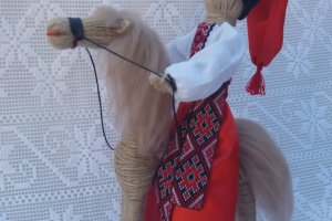 Робота Handmade. "Козак и конь." Подарок мужчинам, Мотанка.