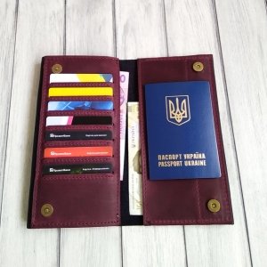 Робота Кожаное портмоне. Тревел-кейс. Клатч.