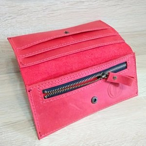 Робота Женский , кожаный кошелёк ручной работы.